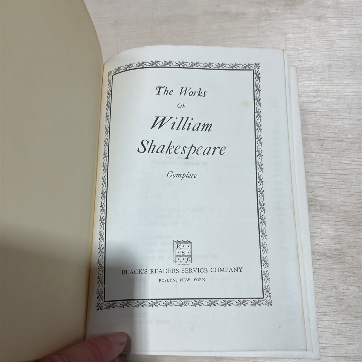 the works of william shakespeare complete book, by william shakespeare, 1937 Hardcover image 2