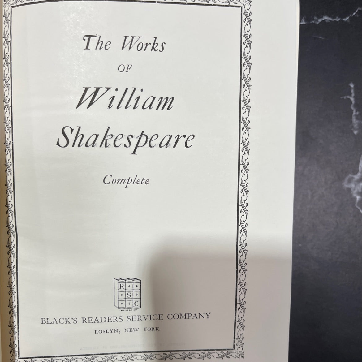 the works of william shakespeare complete book, by william shakespeare, 1937 Hardcover image 2