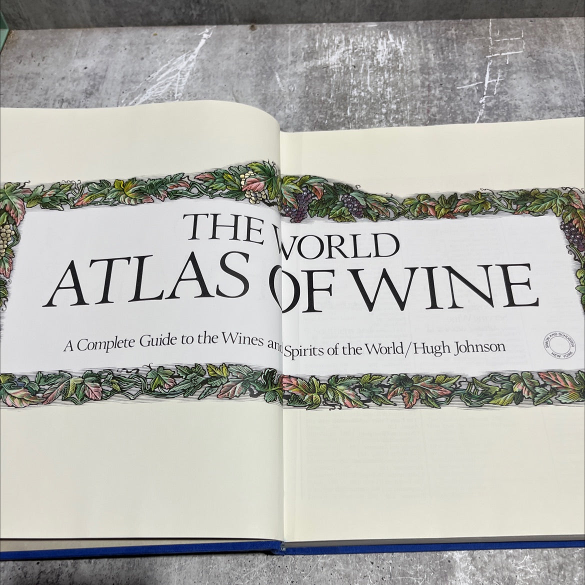 the world atlas of wine book, by hugh johnson, 1985 Hardcover image 2