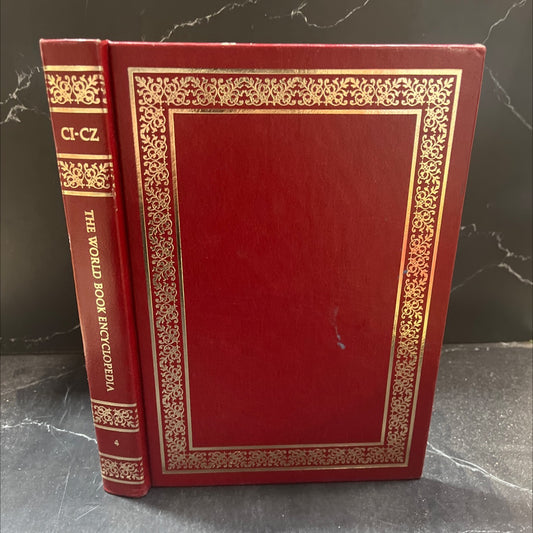 the world book encyclopedia ci-cz volume 4 book, by world book, inc., 1985 Leather image 1