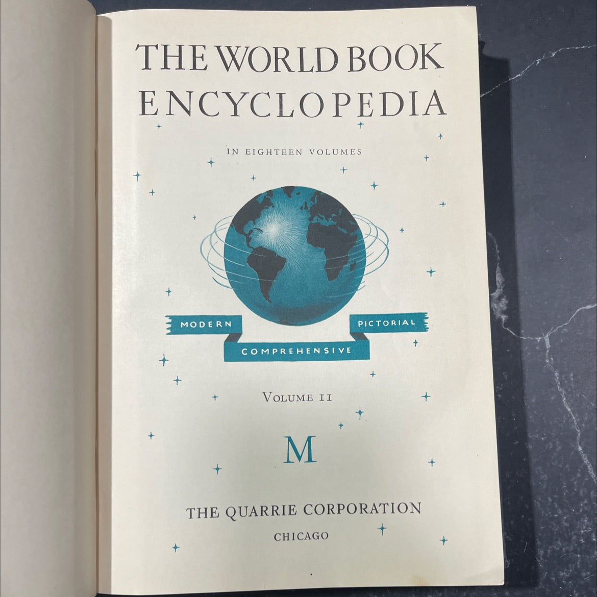 the world book encyclopedia in eighteen volumes + modern comprehensive volume ii pictorial m book, by the quarrie image 2