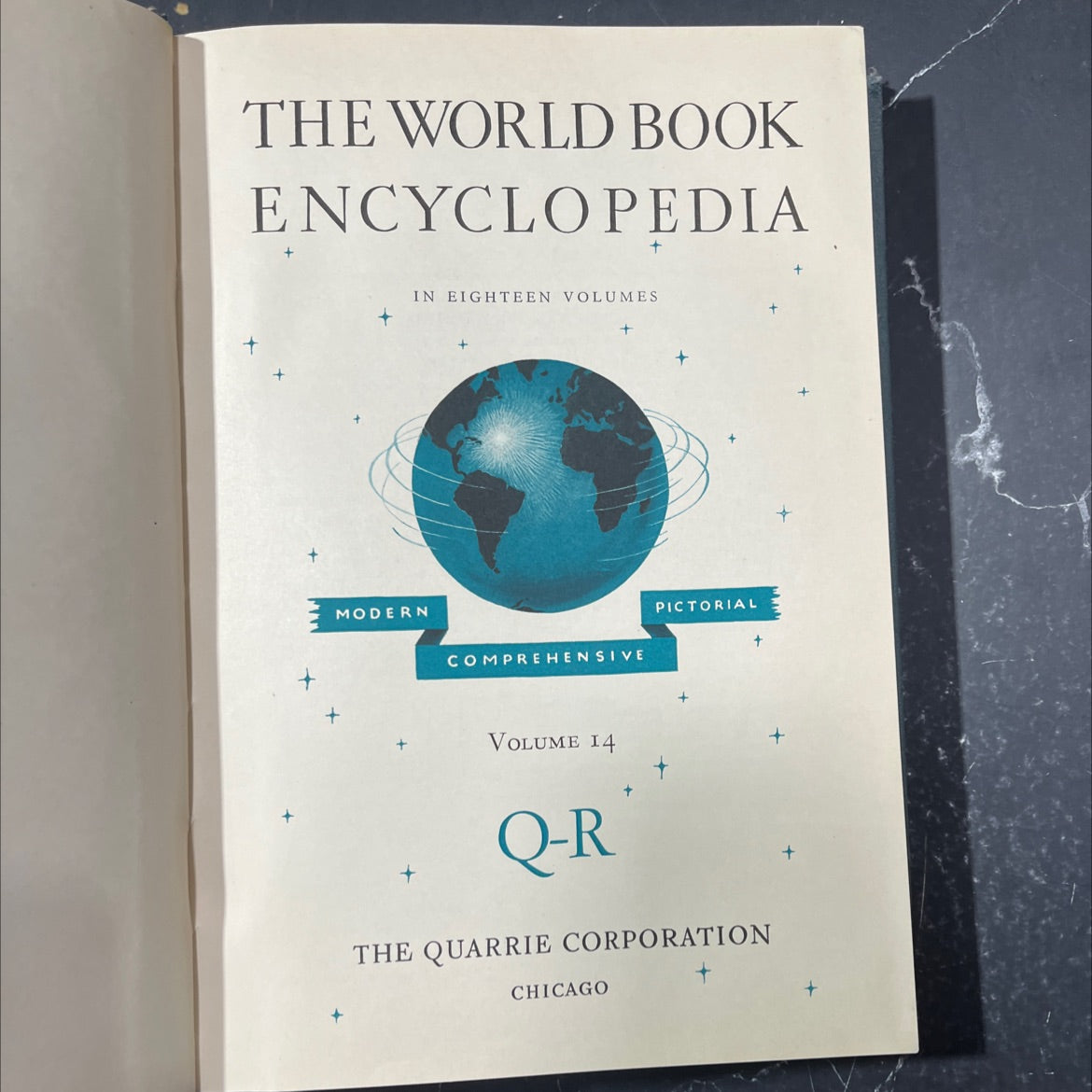 the world book encyclopedia modern in eighteen volumes comprehensive volume 14 pictorial q-r book, by the quarrie image 2