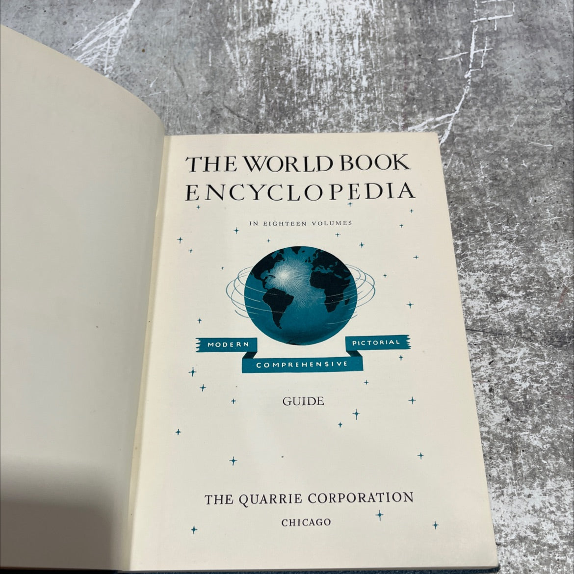 the world book encyclopedia modern in eighteen volumes pictorial comprehensive + guide book, by the quarrie image 2
