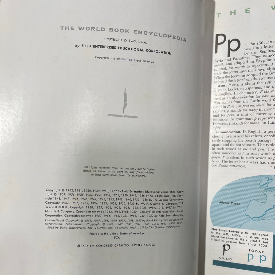 the world book encyclopedia p volume 14 book, by field enterprises educational corporation, 1963 Hardcover image 3