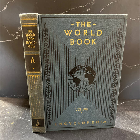 the world book encyclopedia book, by the quarrie corporation, 1938 Hardcover image 1