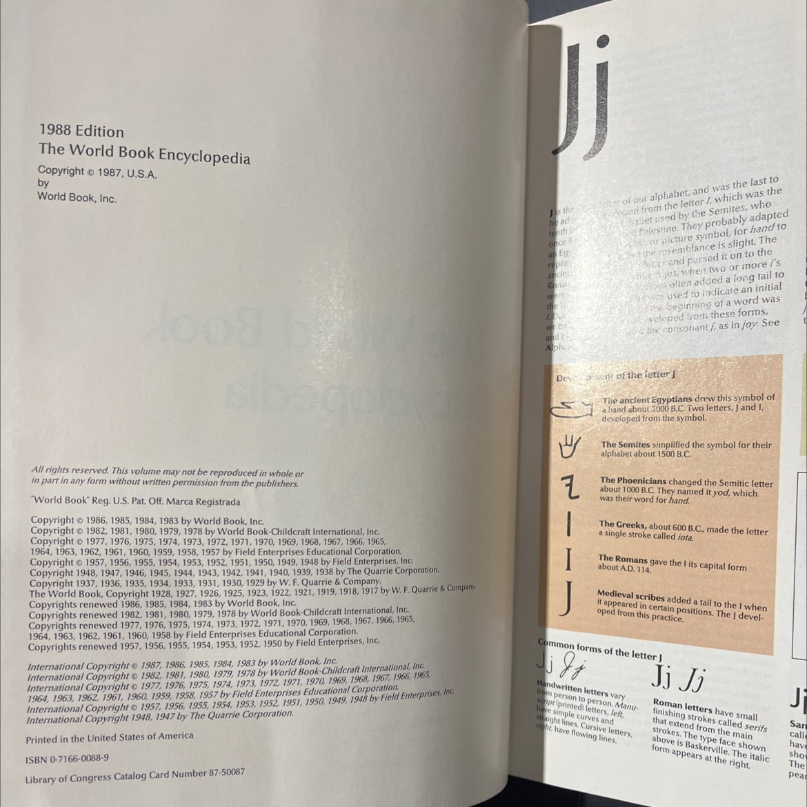 the world book encyclopedia book, by world book, inc., 1988 Hardcover image 3