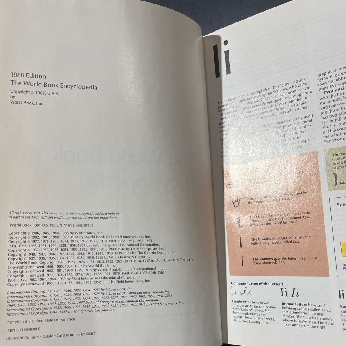 the world book encyclopedia book, by world book, inc., 1988 Hardcover image 3