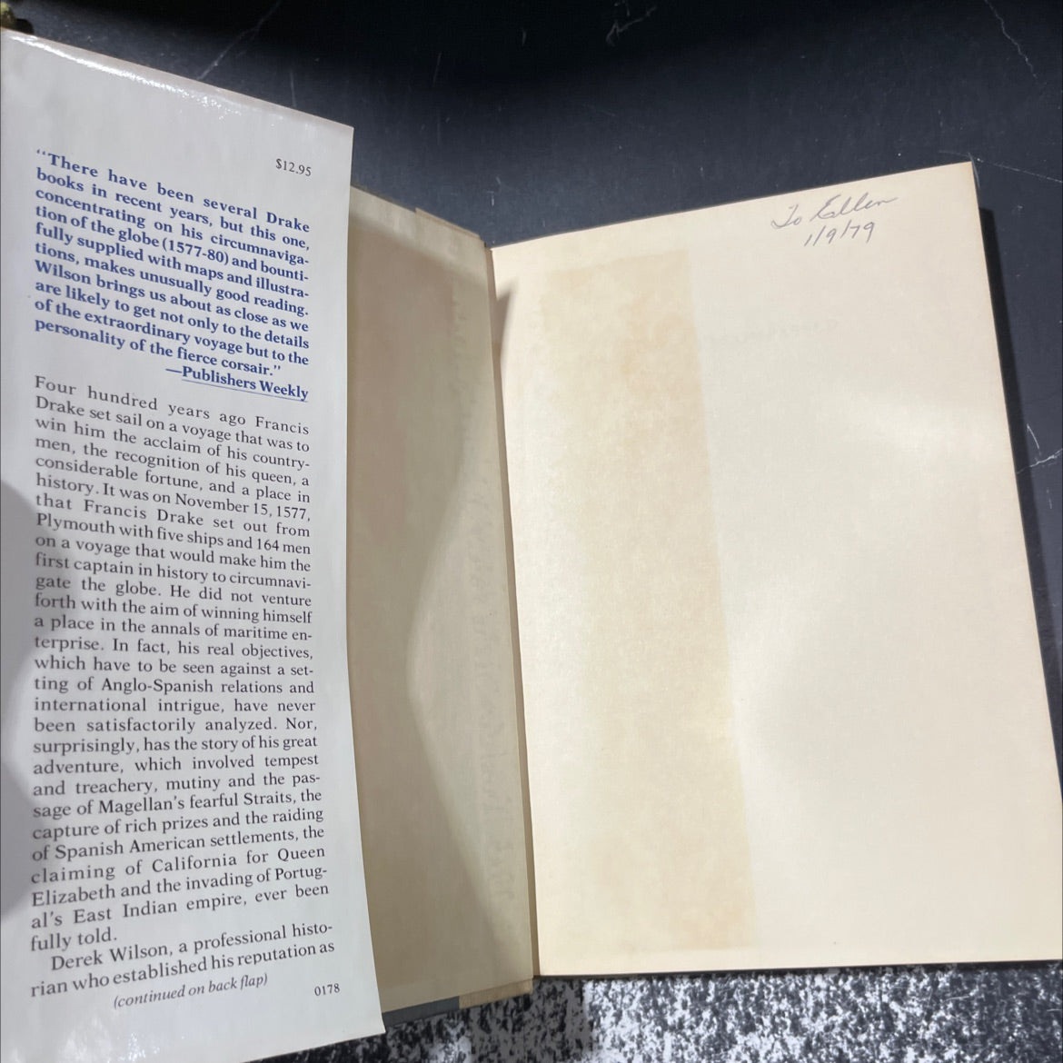 the world encompassed francis drake and his great voyage book, by derek wilson, 1977 Hardcover image 4