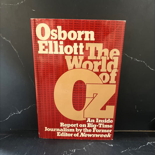 the world of c book, by Osborn Elliott, 1980 Hardcover image 1