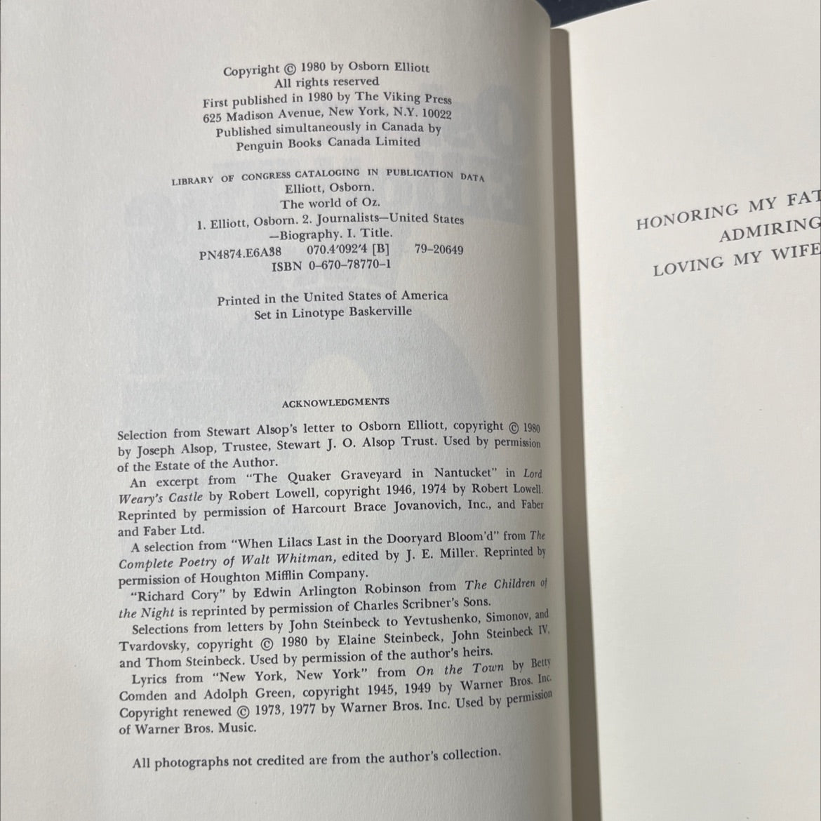 the world of c book, by Osborn Elliott, 1980 Hardcover image 3