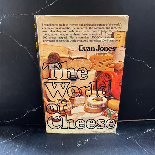 the world of cheese book, by Evan Jones, 1976 Hardcover image 1