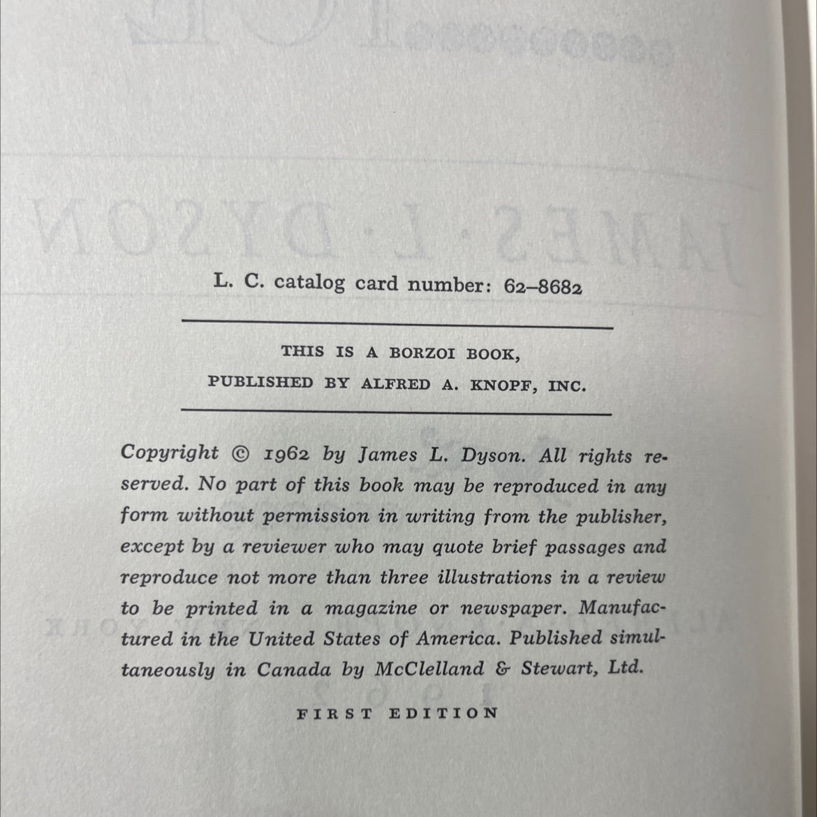 the world of ice book, by james l dyson, 1962 Hardcover image 3