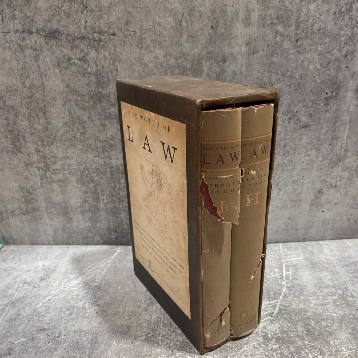 the world of law book, by ephraim london, 1960 Hardcover image 1