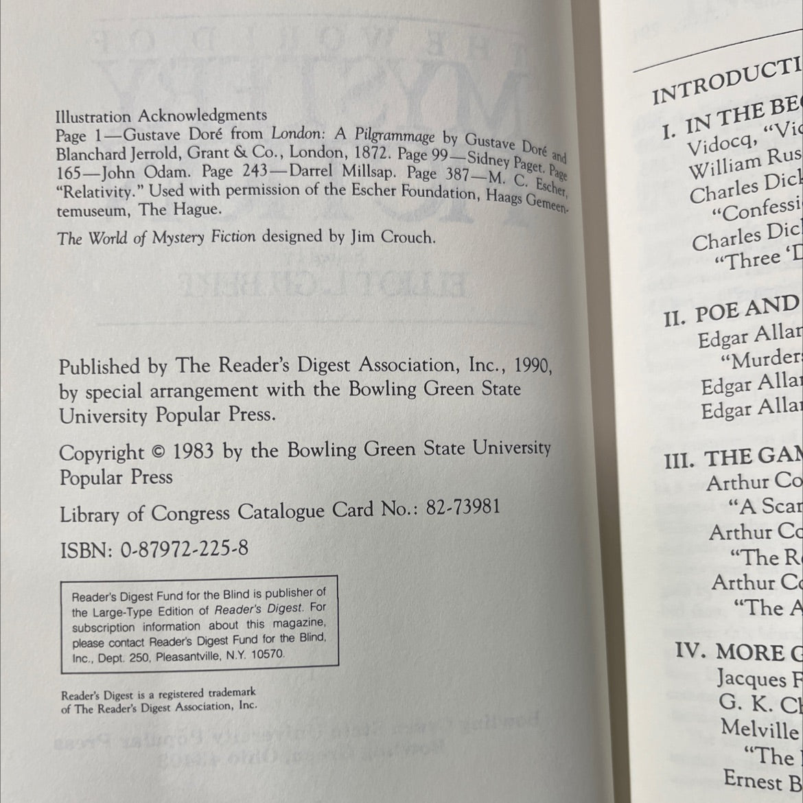 the world of mystery fiction book, by elliot l. gilbert, 1990 Hardcover image 3