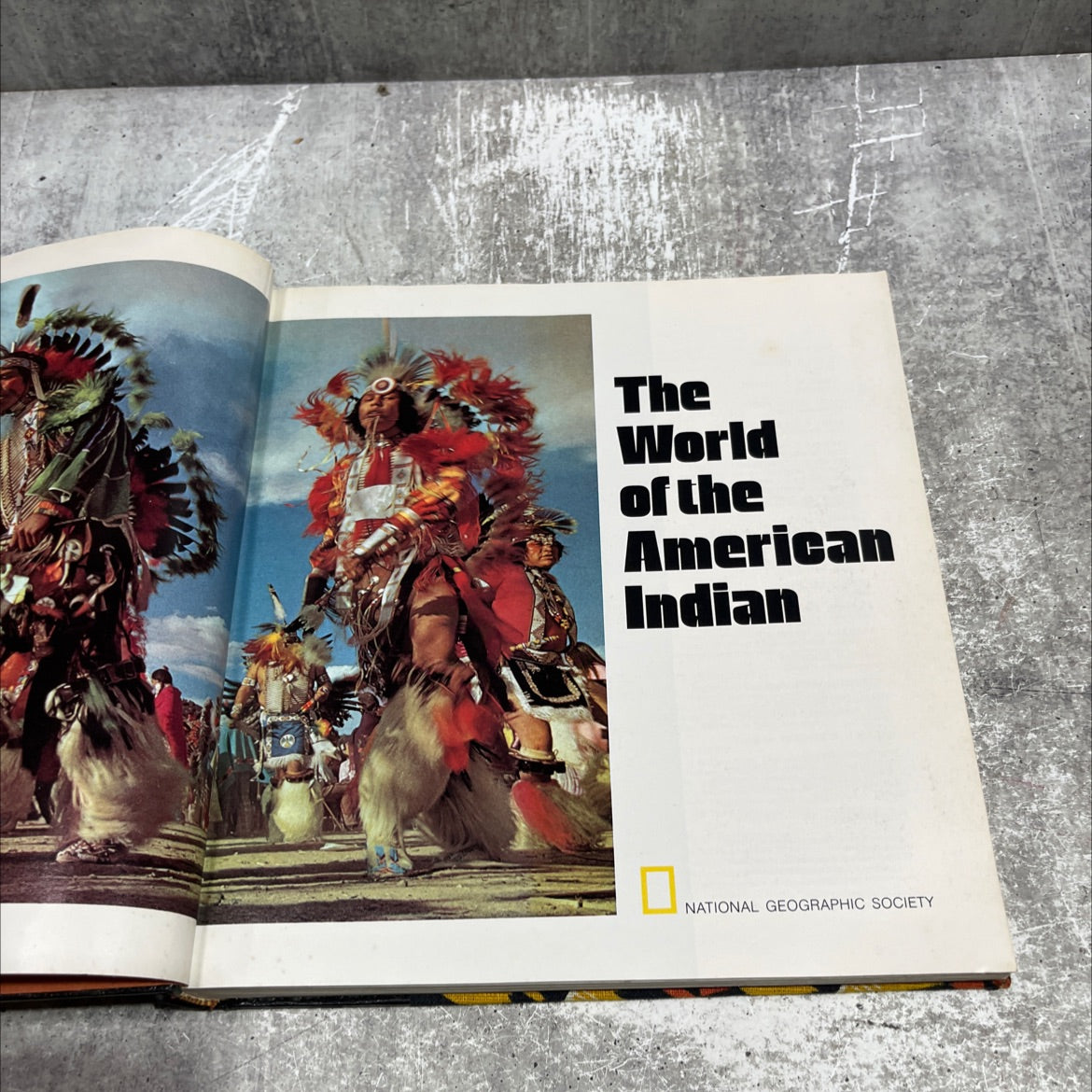 the world of the american indian book, by charles o. hyman, 1974 Hardcover image 2