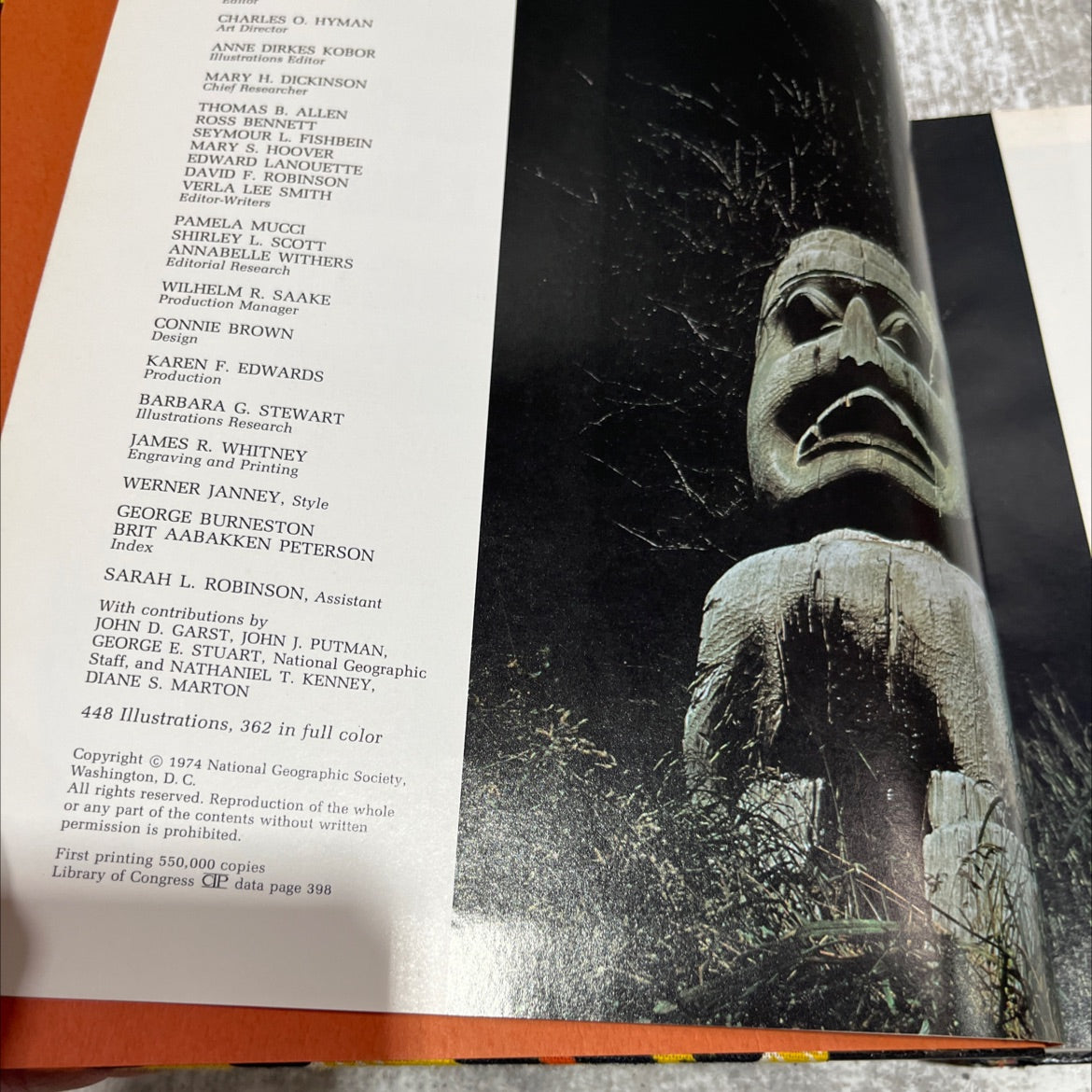 the world of the american indian book, by charles o. hyman, 1974 Hardcover image 3