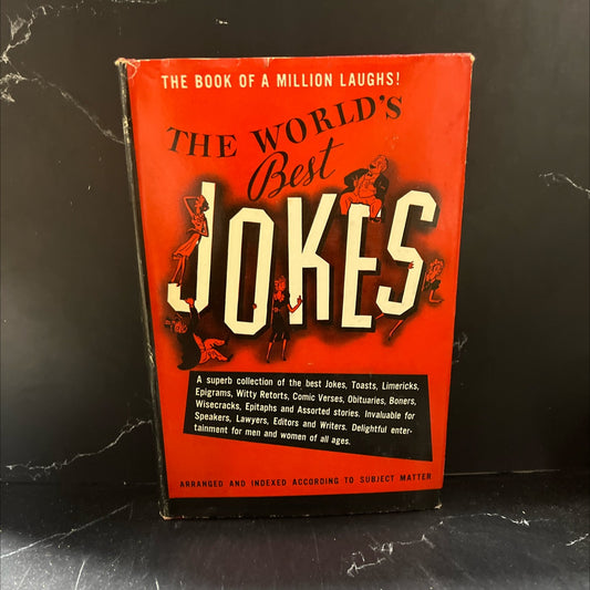 the world's best jokes book, by lewis copeland, 1936 Hardcover image 1