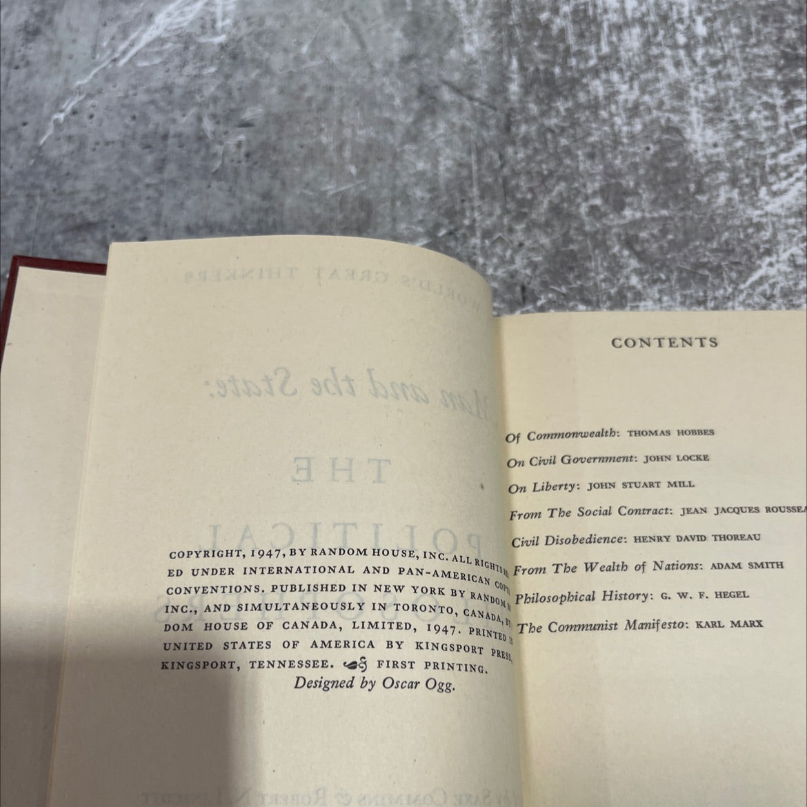 the world's great thinkers man and the state: the political philosophers book, by saxe commins & robert n. linscott, image 3