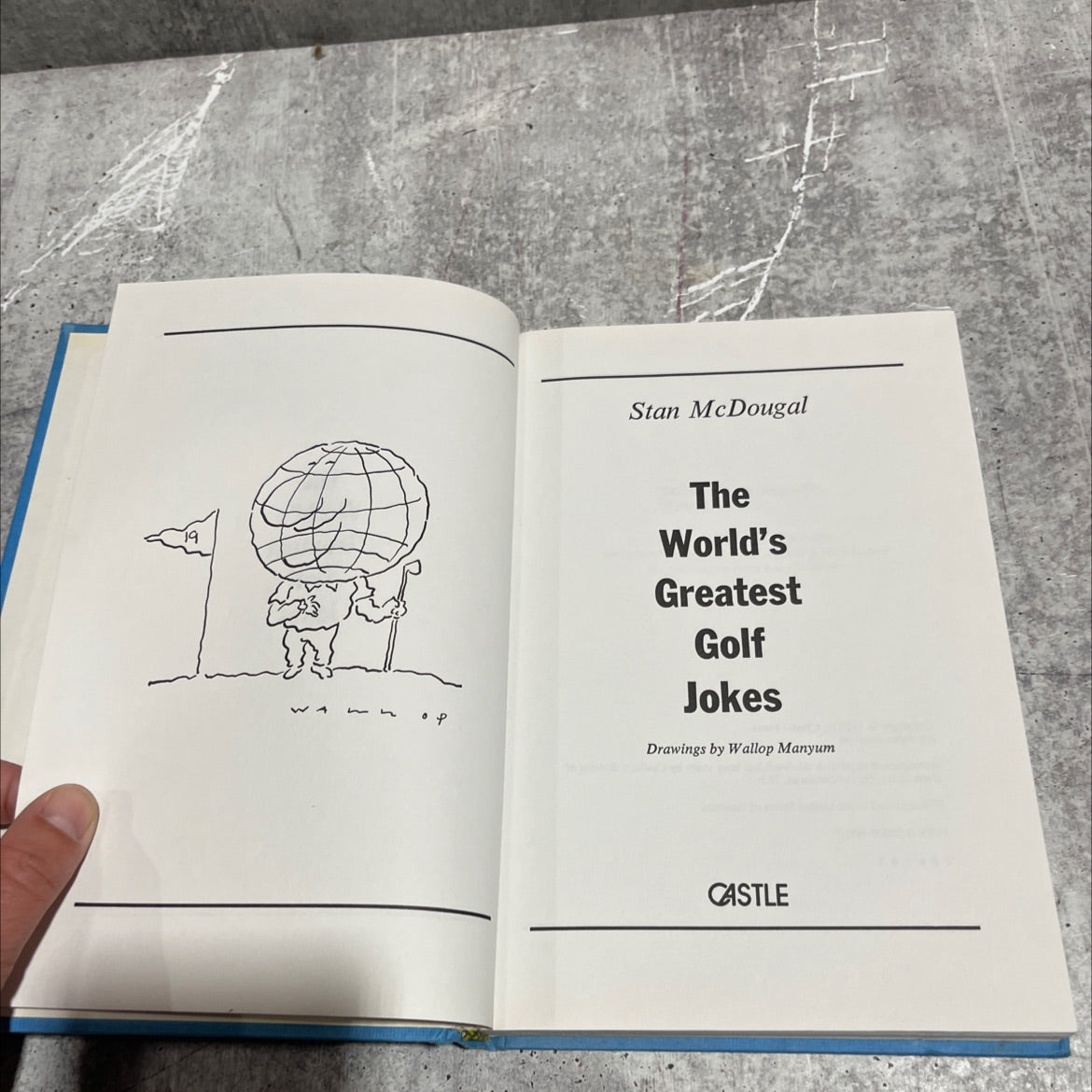 the world's greatest golf jokes book, by Stan McDougal, 1980 Hardcover image 2