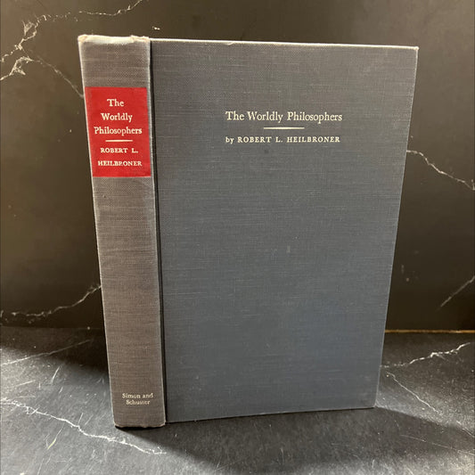 the worldly philosophers book, by robert l. heilbroner, 1953 Hardcover image 1