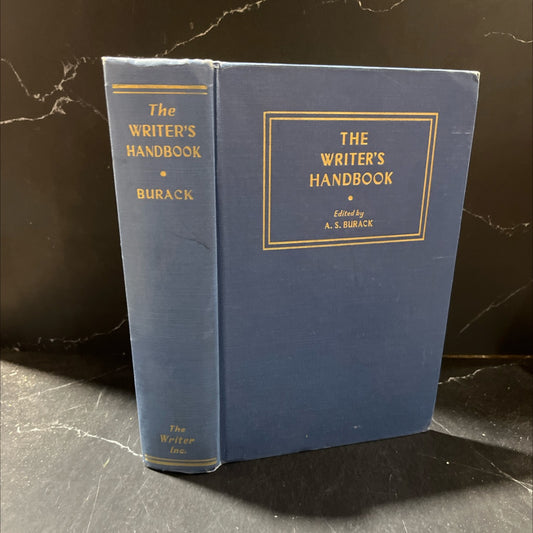 the writer's handbook book, by a. s. burack, 1966 Hardcover image 1