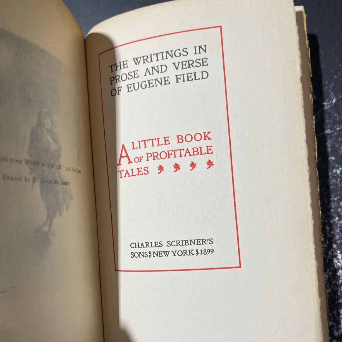 the writings in prose and verse of eugene field book, by eugene field, 1899 Hardcover image 2
