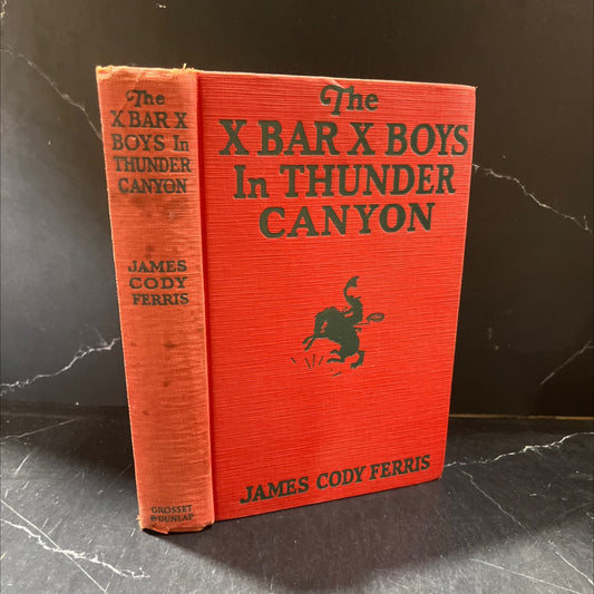 the x bar x boys in thunder canyon book, by james cody ferris, 1926 Hardcover image 1
