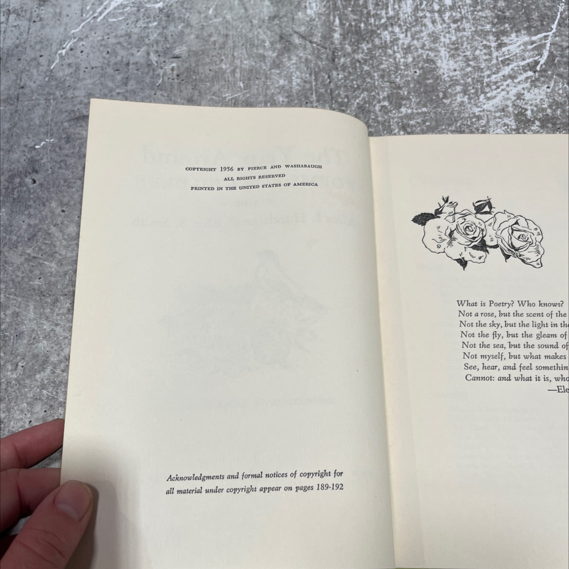 the year around poems for children book, by Alice I. Hazeltine & Elva S. Smith, 1956 Hardcover image 3
