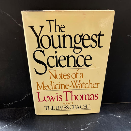 the youngest science book, by lewis thomas, 1983 Hardcover image 1