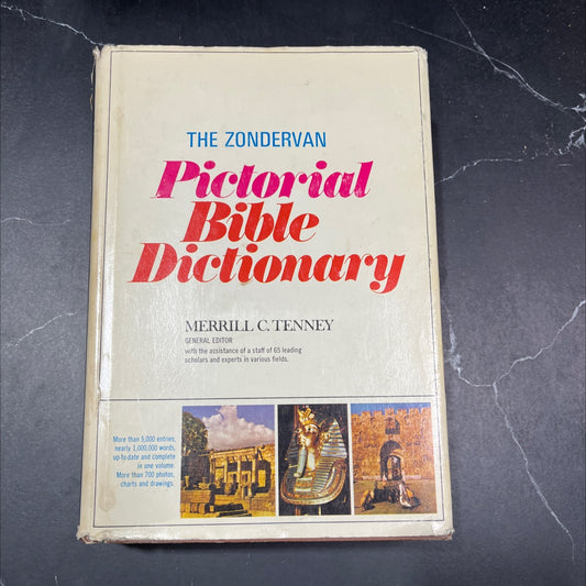 the zondervan pictorial bible dictionary book, by merrill c. tenney, 1970 Hardcover image 1