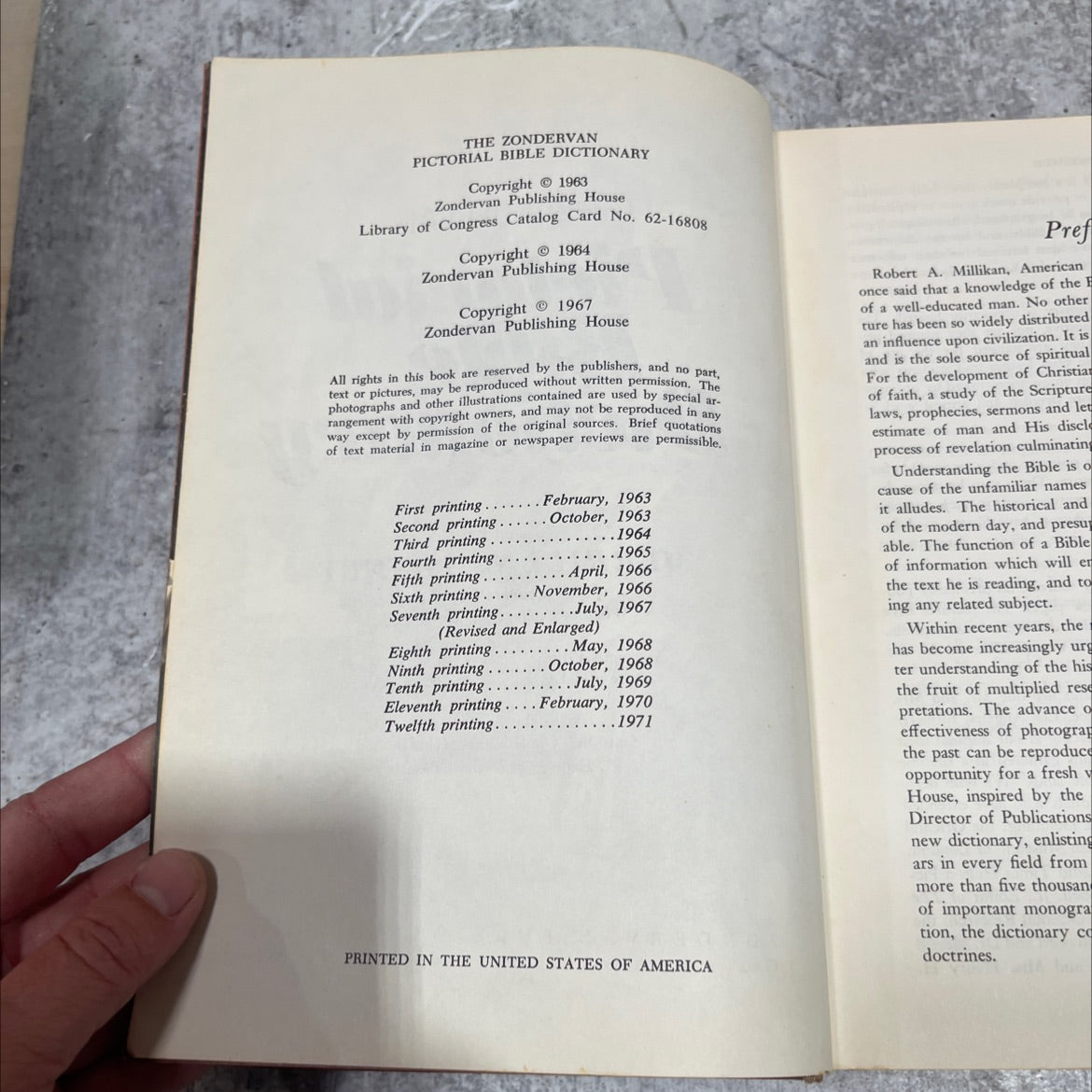 the zondervan pictorial bible dictionary book, by merrill c. tenney, 1970 Hardcover image 3