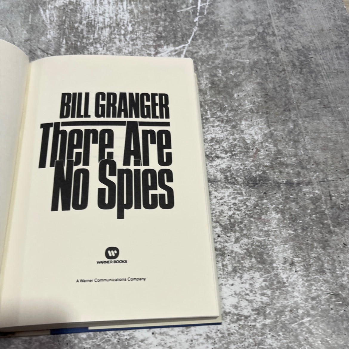 there are no spies book, by bill granger, 1986 Hardcover image 2