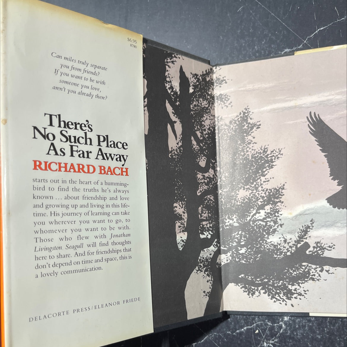 there's no such place as far away book, by Richard Bach, 1979 Hardcover image 4