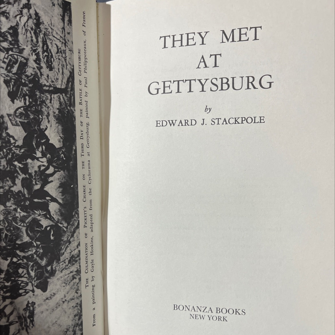 they met at gettysburg book, by edward j. stackpole, 1984 Hardcover image 2