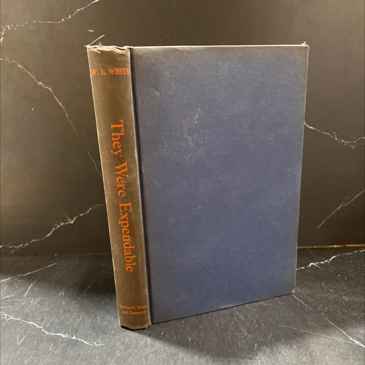 they were expendable book, by le said margaret w. l. white, 1942 Hardcover image 1