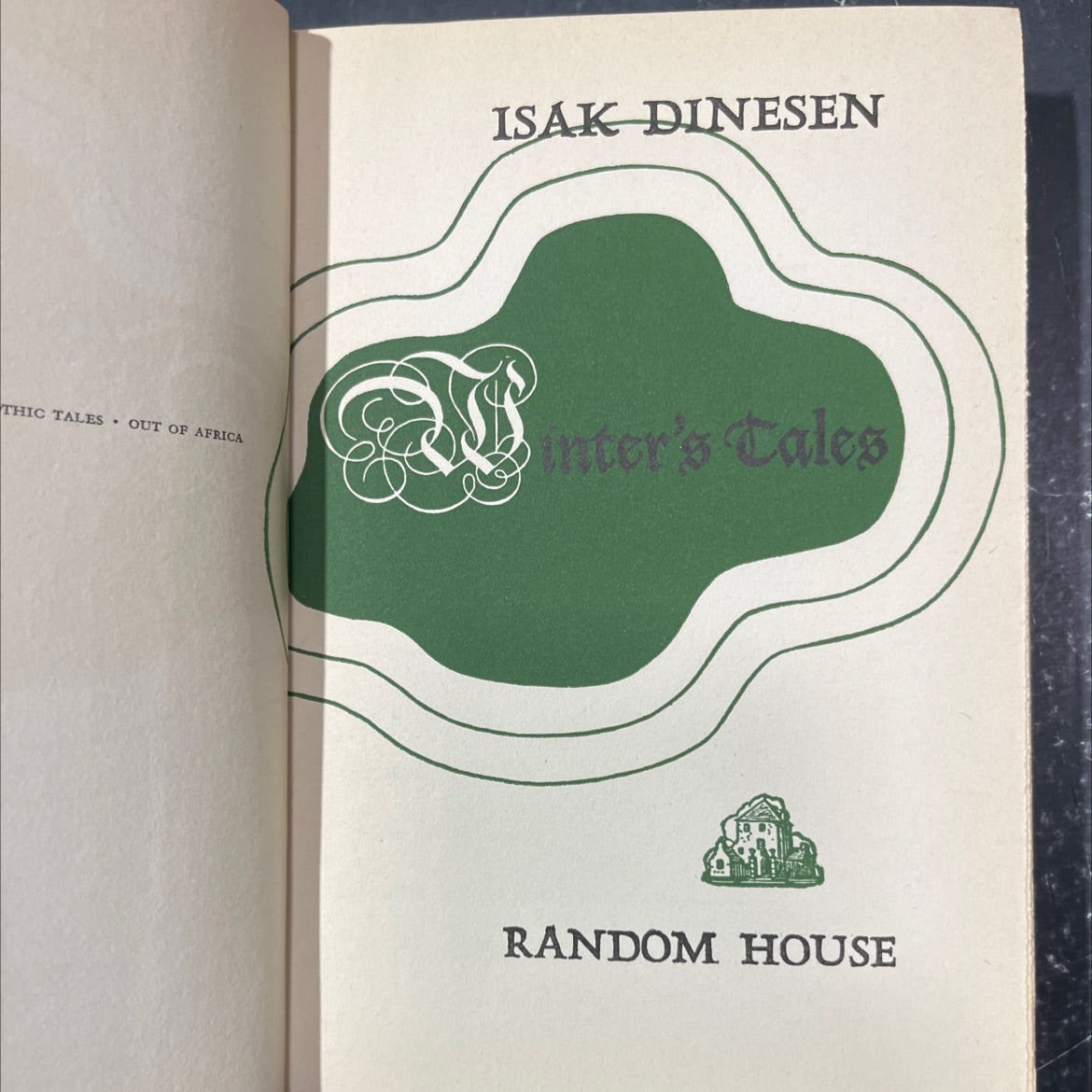 thic tales out of africa book, by isak dinesen, 1942 Hardcover image 2