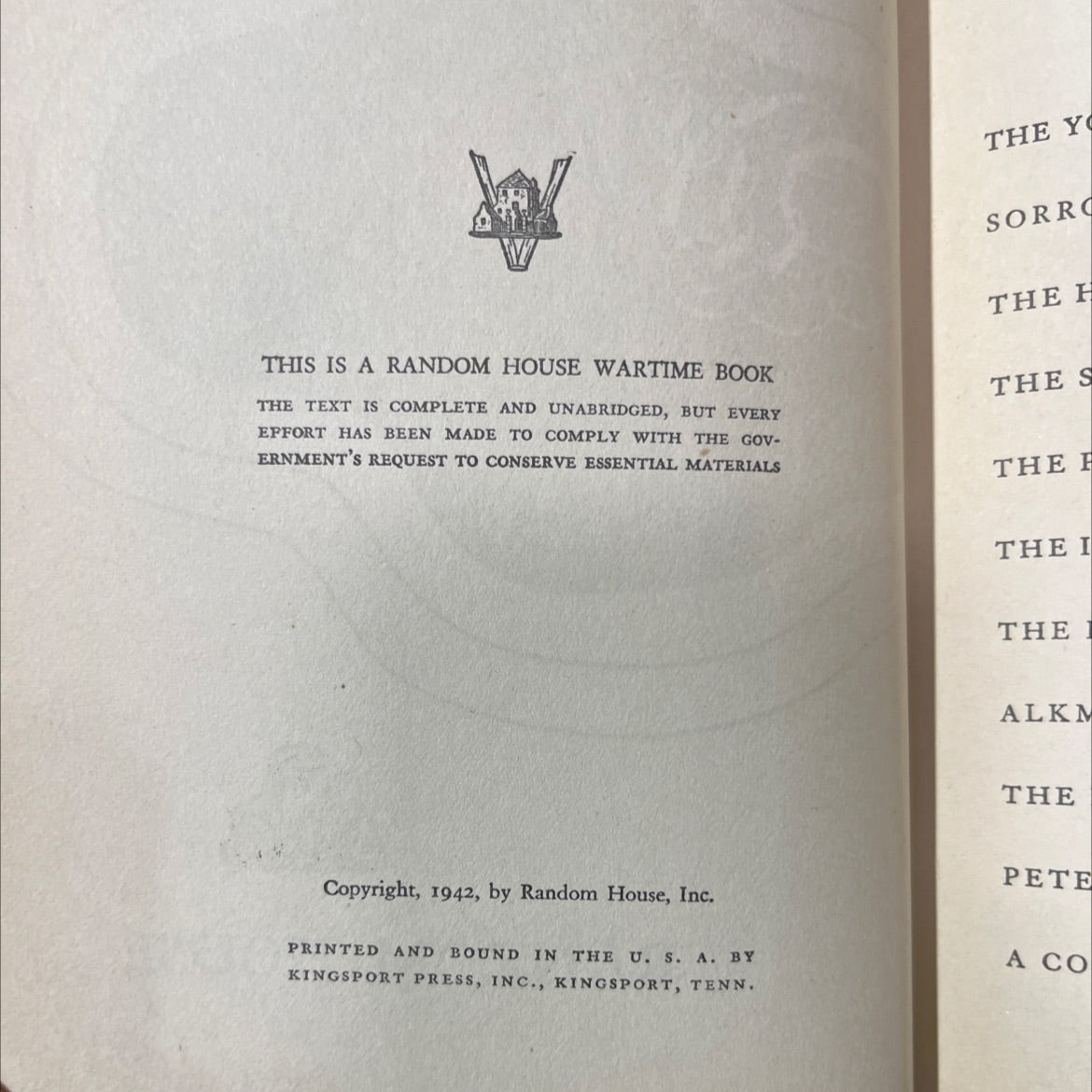 thic tales out of africa book, by isak dinesen, 1942 Hardcover image 3