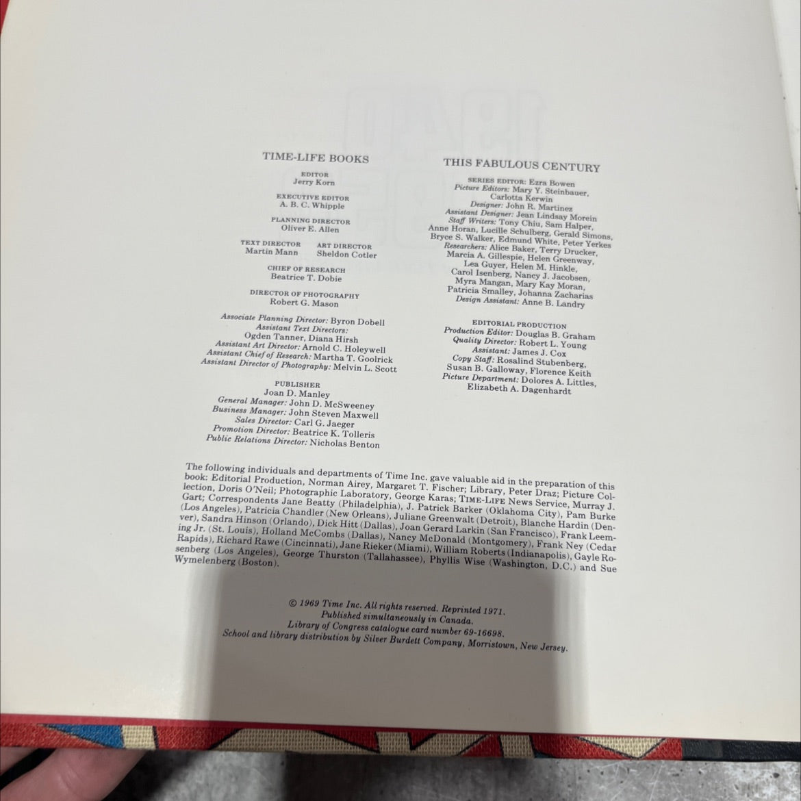 this fabulous century 1940 -1950 volume v book, by editors of time-life books, 1971 Hardcover image 3