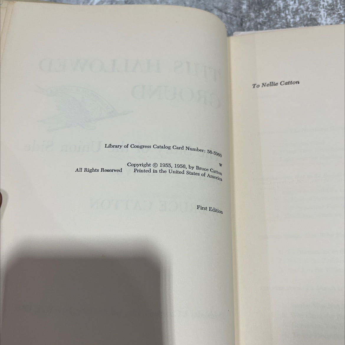 this hallowed ground book, by bruce catton, 1956 Hardcover image 3