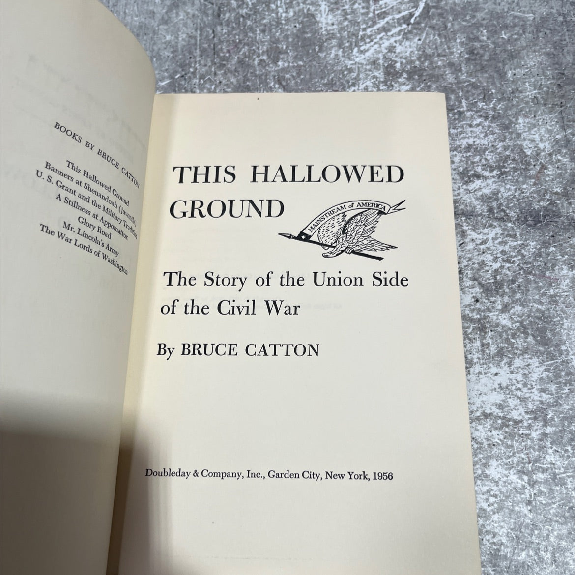 this hallowed ground book, by bruce catton, 1956 Hardcover image 2