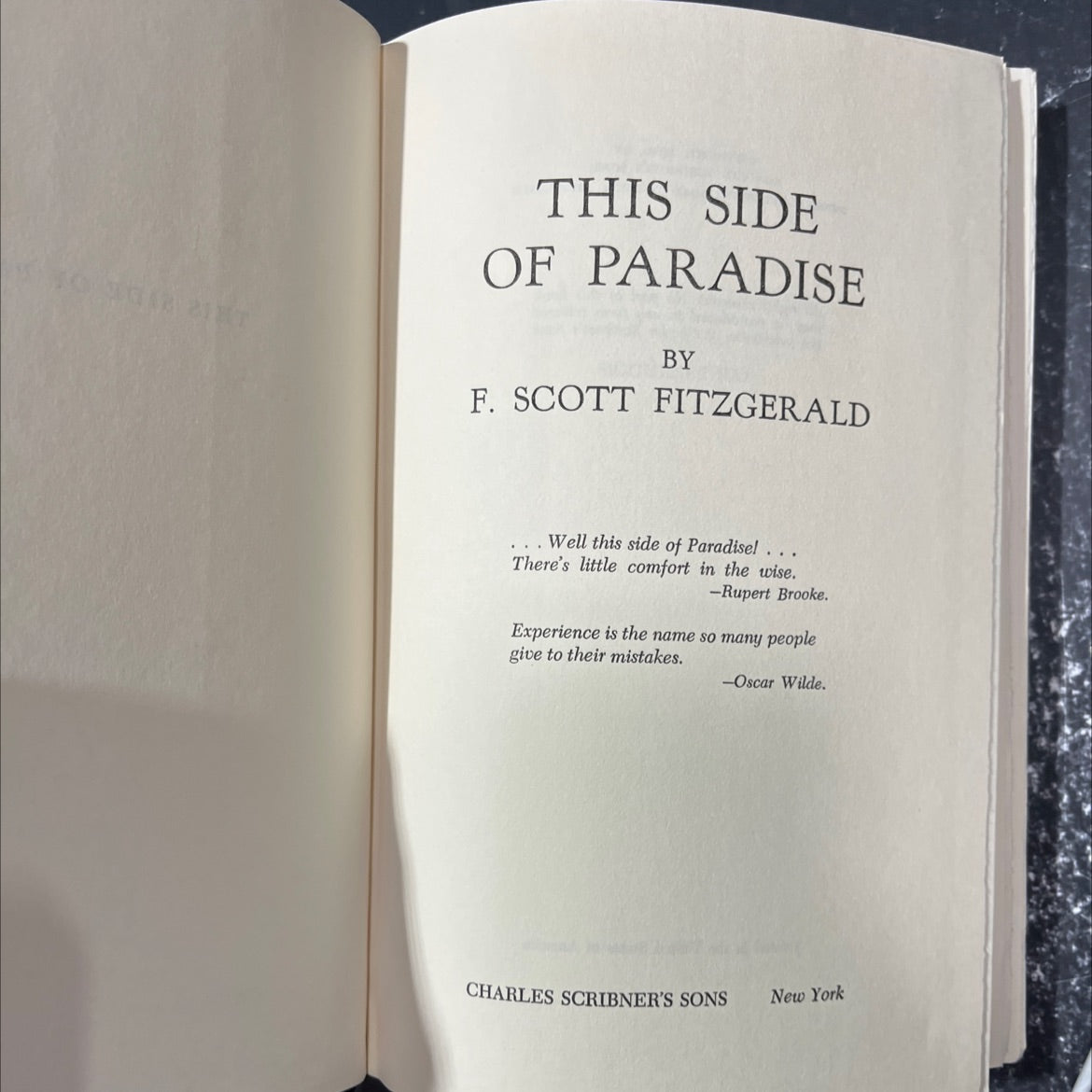 this side of paradise book, by f. scott fitzgerald, 1948 Hardcover image 2