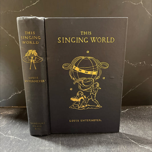 this singing world an anthology of modern poetry for young people book, by louis untermeyer, 1927 Hardcover image 1