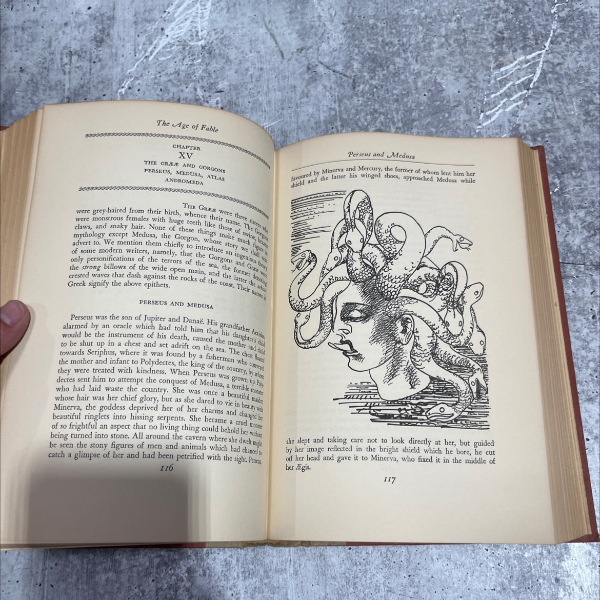 thomas bulfinch the age of fable or the beauties of mythology book, by thomas bulfinch, 1942 Hardcover image 4