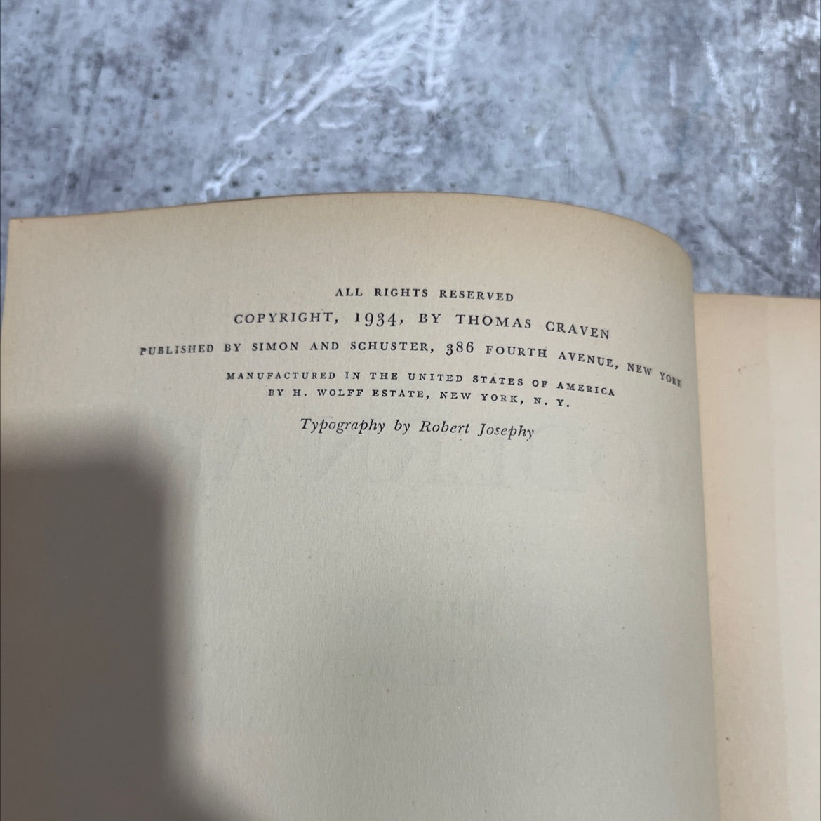 thomas craven modern art the men the movements the meaning book, by thomas craven, 1934 Hardcover image 3