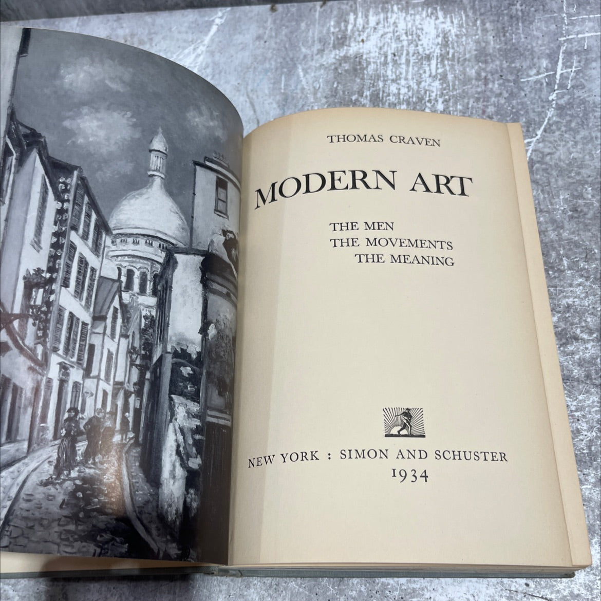 thomas craven modern art the men the movements the meaning book, by thomas craven, 1934 Hardcover image 2
