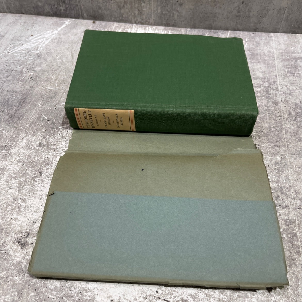 thomas hart benton and gouverneur morris book, by theodore roosevelt, 1926 Hardcover image 4