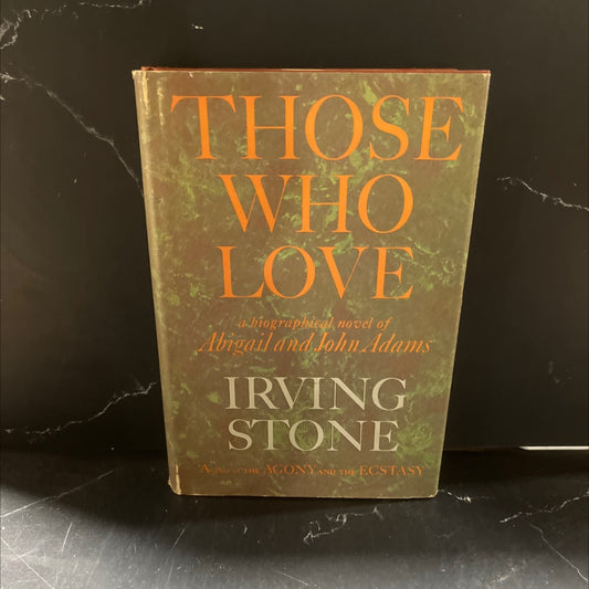 those who love book, by irving stone, 1965 Hardcover image 1