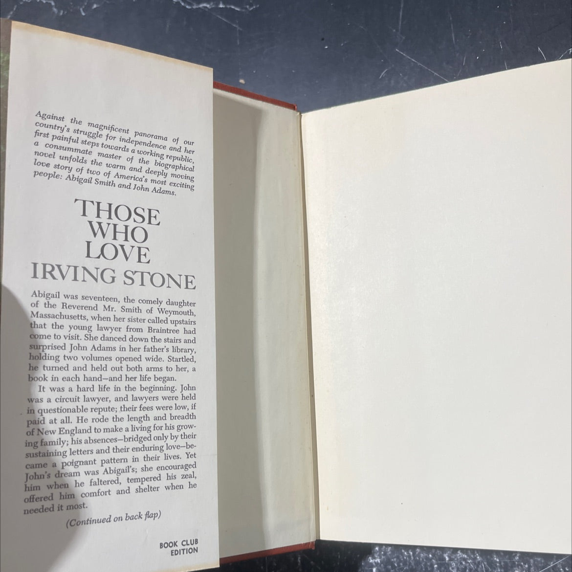 those who love book, by irving stone, 1965 Hardcover image 4