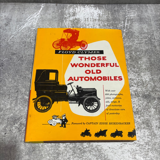 those wonderful old automobiles book, by Floyd Clymer, 1953 Hardcover image 1