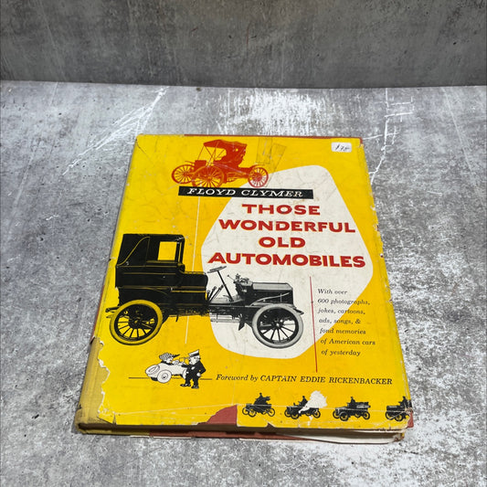 those wonderful old automobiles book, by Floyd Clymer, 1953 Hardcover image 1